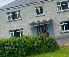 blue bangor slates and cement ridgetiles