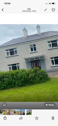 blue bangor slates and cement ridgetiles