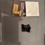 Black Leather Brief Case good as new Image 4
