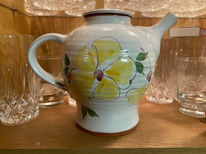 Judy Green Pottery Teapot / Coffee Pot