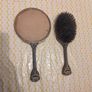Vintage hairbrush and mirror Image 2