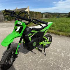 24v Electric Kids Dirt Bike - Green
