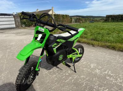 24v Electric Kids Dirt Bike - Green