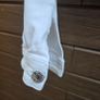 White stretchy cropped denim jacket, from ONLY, Size 10 Image 5