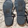 Black Sandals with Diamantes - Size 4 Image 3