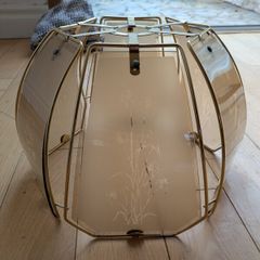 Vintage Glass Pendant Lampshade