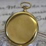 gold plated swiss pocket watch Image 2