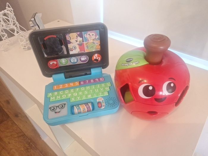 Vtech Sorting Shapes And Fisherprice Laptop For Sale in Greystones ...