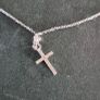 Authentic Swarovski Crystal Cross Pendant Necklace Image 9