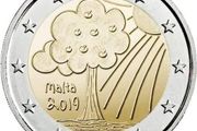 Malta 2 Euro Commemorative Coin 2019 - Nature and Environment. Uncirculated.