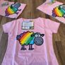 Girls T shirt .Happy Sheep. Image 7