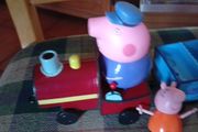 Grandpa pig with train set and figures