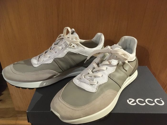ECCO Retro Style Leather Trainers 44 New         /      ECCO Shoes Size 10 Men