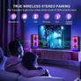 Bluetooth Speakers, 60W(80W Peak) Portable Loud Wireless Stereo Speaker with Rich Bass, Bluetooth 5.0, FM Radio, Colorful Lights, TWS Pairing, 10000mAh Battery, Outdoor Speaker for Home Party Gifts Image 8
