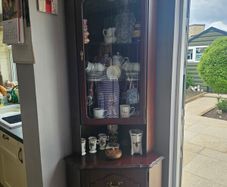 Display Corner Cabinet (Mahogany)