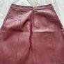 Burgundy Mini Skirt Image 3