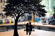 Romantic Swing Tree Decor - Desktop Ornament Centerpiece