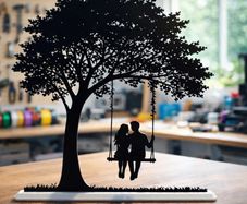 Romantic Swing Tree Decor - Desktop Ornament Centerpiece