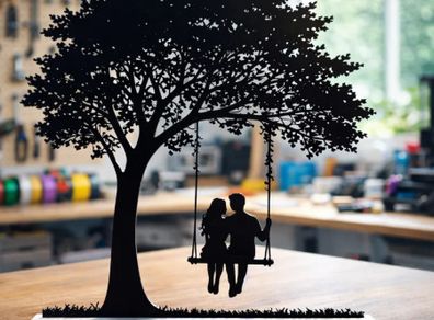Romantic Swing Tree Decor - Desktop Ornament Centerpiece