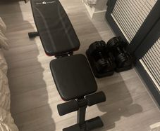 Adjustable Dumbbells and Bench