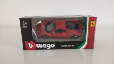 Burago Ferrari 488 GTB, used, mint.