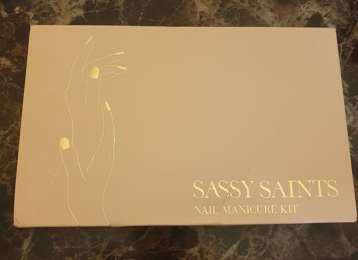 Sassy Saints at home nail manicure kit+ extras