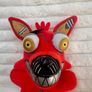 Five Nights At Freddy'S Nightmare Foxy Plush approx. 17 cm. for car/window Used Please see photos Image 4
