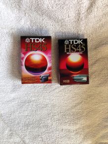 TDK HS45 VHSC for camcorder price is for both