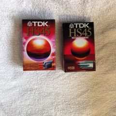 TDK HS45 VHSC for camcorder price is for both