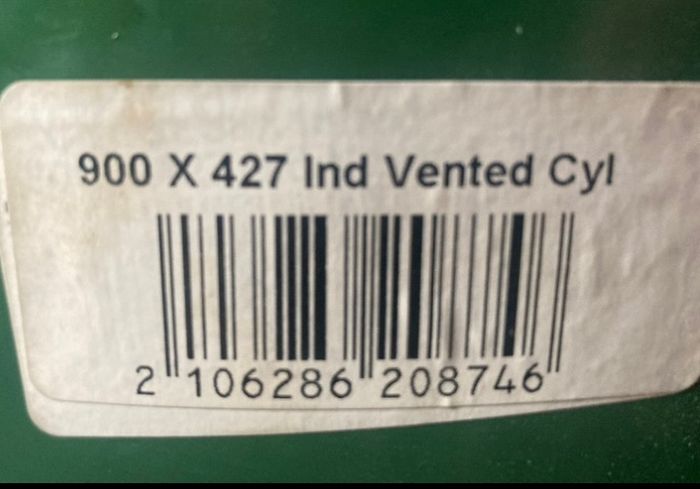 PRICE DROP NEW 117L Cylinder & 27" immersion heater