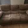 3 seater grey sofa Image 2