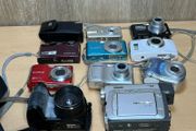 Digital Camera Job Lot Of 10 Nikon &amp; Other (Parts Only Spares Or Repair)