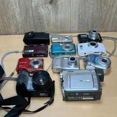 Digital Camera Job Lot Of 10 Nikon & Other (Parts Only Spares Or Repair)