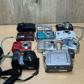 Digital Camera Job Lot Of 10 Nikon & Other (Parts Only Spares Or Repair)