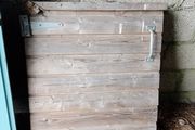 Traditional wooden garden gate