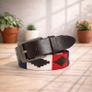 Unisex Handmade Leather Polo Belt Woven Argentine Style Belt Image 4