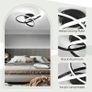 Led Ceiling Light Dimmable, Modern Led Ceiling Lamp with Remote Control, Minimalist Black Ceiling Lights for Bedroom Kitchen Living Room Dining Office Hallway - 42W, Black, 40cm, 3000K-6000K Image 6