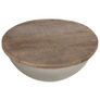 Bowl Shaped Coffee Table 60 cm Solid Mango Wood Image 8