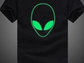 Alien t shirt glow in the dark t shirts for men XXL TEE TOP GREAT BIRTHDAY GIFT