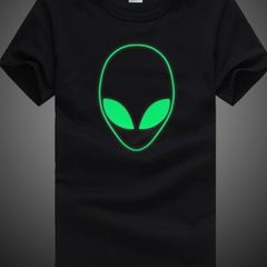 Alien t shirt glow in the dark t shirts for men XXL TEE TOP GREAT BIRTHDAY GIFT