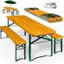 Foldable 3-Piece Beer Garden & Picnic Table Set Image 2