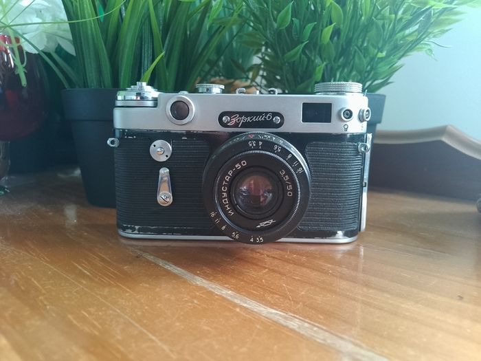 Zorki-6 VIDEO Clad'D USSR Russian 35mm Rangefinder, Serviced Film Camera, New Curtains, 610055478