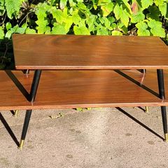Mid-century two tier coffee table