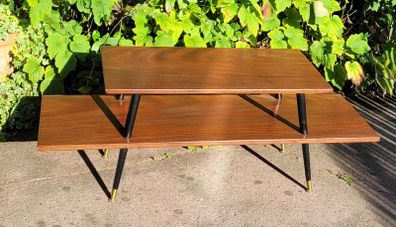 Mid-century two tier coffee table