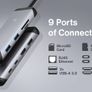 iVanky USB 3.1 Type-C (9-in-Two) Mini Docking Station/Hub 100W PD 3.0 + [2xHDMI UHD 4K/Card Reader/Gigabit Ethernet] (Brand New/Warranty) Image 10