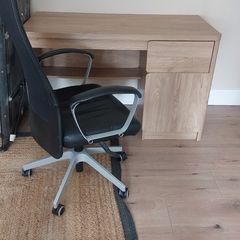 Desk and office chair