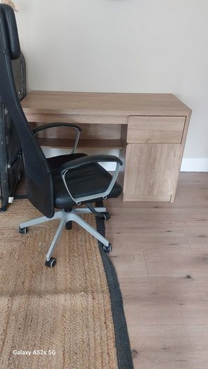 Desk and office chair
