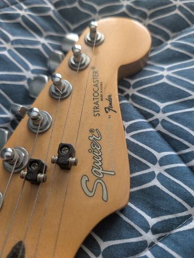 Squier Stratocaster (vintage, Metallic blue)