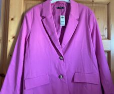 Dunnes ladies pink blazer size 12 - New