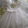 Handmade baby tutu dress set 0-3 months Image 4